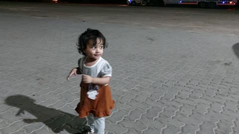 My little princess just learned to walk