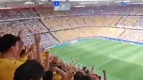 Romanian fans at the match with Ukraine chant “Putin!”