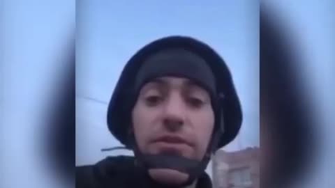 Video footage of Ukraine troops telling that Russia has declare War against Ukraine