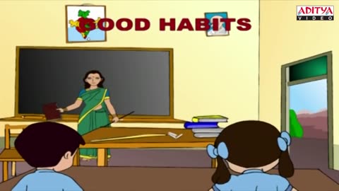 Watch : Learn About Good Habits For Kids In Daily Life - Pre And Play School Learning Rhymes