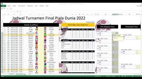 Hasil Drawing Grup Piala Dunia 2022 Qatar ~ FIFA WORLD CUP QATAR 2022 | APLIKASI EXCEL PIALA DUNIA