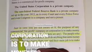 The United States is a Private Company