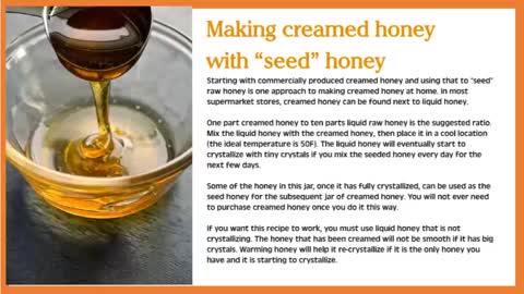 How to Make Creamed Honey