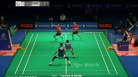 highlights - Fajar Alfian/ Muh Rian Ardianto vs Fang Chih Lee/ Fang Jen Lee - Spain Masters 2023
