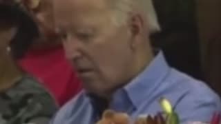 Joe Biden Falls Asleep listening to Survivors in Maui