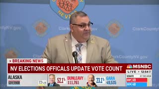 Nevada elections official's update on the vote counts is a disaster👀