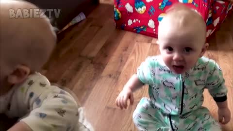 Babies Fighting again over things Twin babies Fun Fails and moments