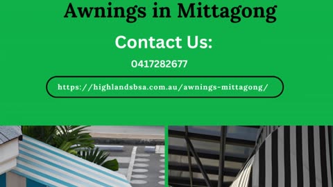 Enhance Your Outdoor Living Space with Quality Awnings in Mittagong
