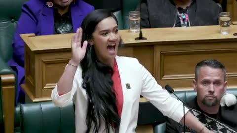 Quite a riot during a session of the New Zealand Parliament