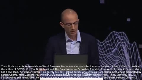 Yuval Noah Harari | "When the Flood Comes the Scientists Will Build a Noah's Ark for the ELITE leaving the rest to drown, the rest of the people and the rest of the ecosystem Noah Ark"