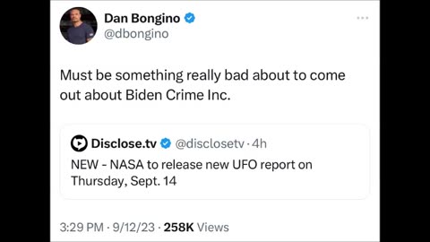 Dan Bongino - Something bad coming on the Biden Crime Inc 👽