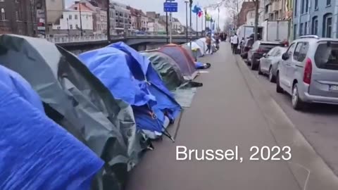 BELGIUM - A vision of the future. No country can sustain these levels of illegal migration...