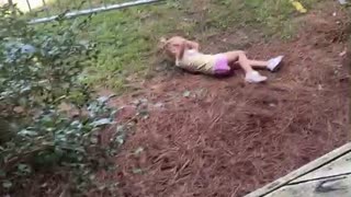 Little Girl Full Sends off Deck