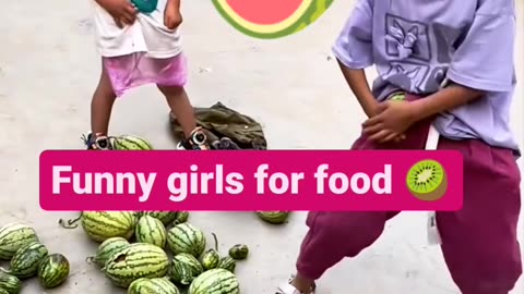 Funny Girls for Food