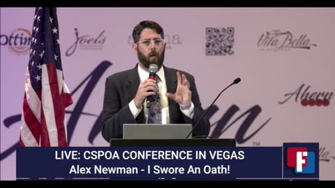 CSPOA Alex Newman speech- "I Swore an Oath"