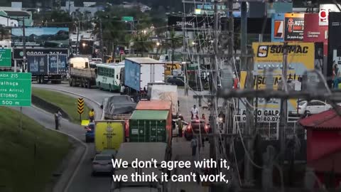 Brazil Truckers Block Roads to Protest Bolsonaro Election Loss