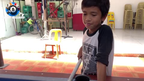 10 Year Old Future Billiard Star from the Philippines