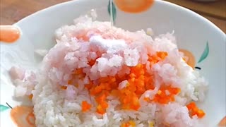 Teach you how to make hot dog octopus rice balls | How to cook this #short #foodvideos