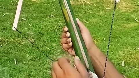 Handmade bamboo arrow
