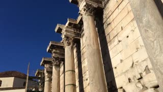 The Roman Agora and Hadrian's Library in Athens, Greece