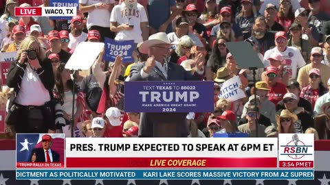 FULL SPEECH: Sid Miller's Speech at President Trump Rally in WACO, TX- 3/25/23