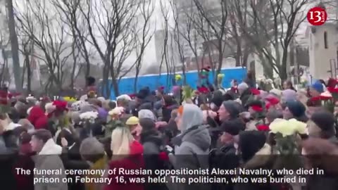 "Murderer Putin”, "Bring back the soldiers" - Thousands of people visiting Navalny's grave protest