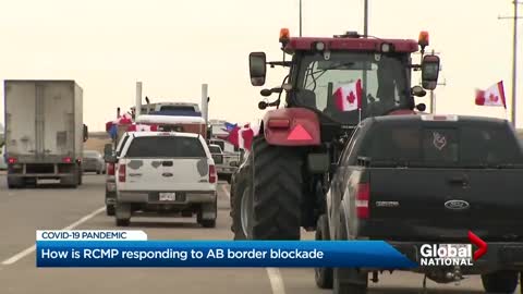 Alberta loosening COVID-19 restrictions as border protests resumes