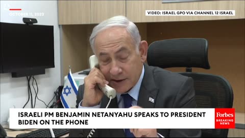 WATCH- Israeli PM Netanyahu Speaks To Biden On Phone, Describes Hamas Atrocities