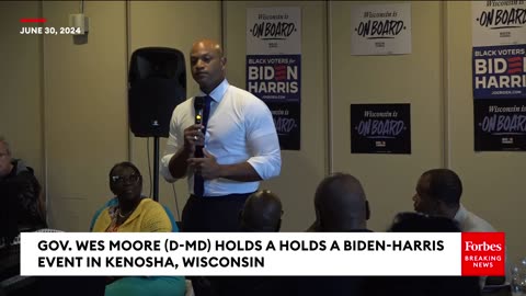 'If We're United, We Can't Lose'- Maryland Governor Urges Wisconsin Voters To Support Biden-Harris