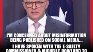 Albo with Disinformation misinformation bill