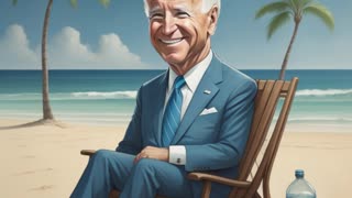 Biden Ignores Rising Death Toll in Hawaii, Goes on Vacation - Enhanced/Altered