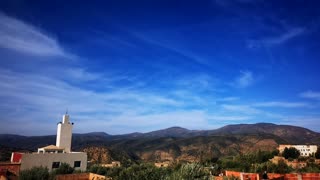 Time lapse / Blue Sky Moving Clouds