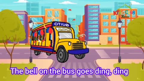 Wheels on the Bus Nursery Rhyme _Sing-Along Fun I Animated adventure kids cartoon video