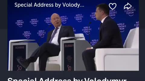 Klaus Schwab and President of Ukraine