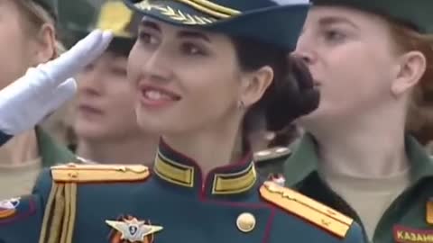 Most beautiful Russian Women Army - Russian women army whatsapp status #russia #army #women #putin
