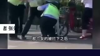 Does the police uniform of the CCP serve as a license to act aggressively in broad daylight?