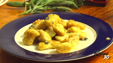 Gnocchi with burnt butter and sage best recipe in 30 seconds