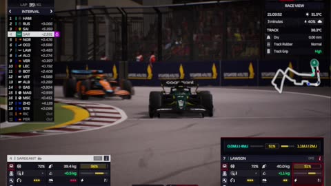 F1 22 Manager - Singapore Grand Prix S2 R17