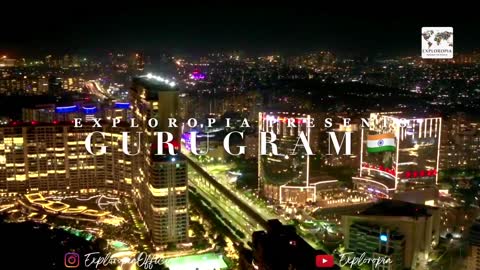 Gurugram, India 🇮🇳 4K 60FPS UHD Drone Video #Shorts #Exploropia #India #Dji #Aerial