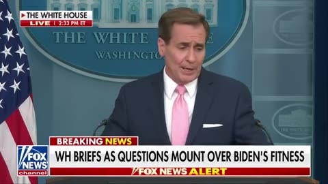 White House spokesman pressed on Biden's cognitive fitness