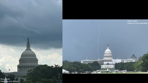 Ominous Signs From The Heavens Appear At Capitol Amid Biden Impeachment Inquiry Talks