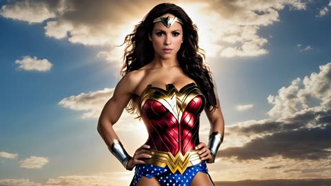 POSH - AI generated Shakira as Wonder Woman