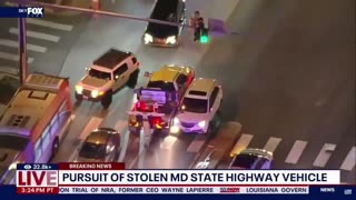 Illegal immigrant leads police on high-speed chase in stolen DOT tow truck.