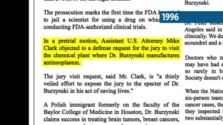 Did the FDA Cover Up a Cancer Cure_ _ Dr. Burzynski vs Big Pharma Documentary