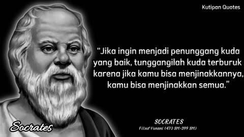 6 MENIT Yang Akan Membuat Anda Berfikir! Kata Bijak Socrates - Quotes Socrates Tentang Kehidupan