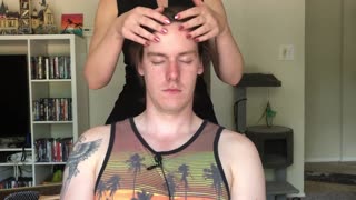 ASMR Scalp Scratch and Gentle Face Tickle!