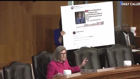 Sen. Ernst addresses nominee Beth Geer and her tweets.