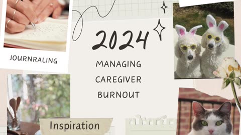 Alzheimer Survivor - Managing Caregiver Burnout - Journal & Pet