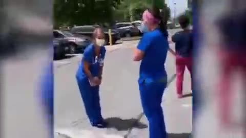 PLANdemic dance by health workers