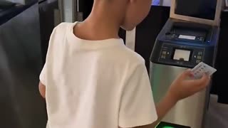 Kids have to swipe their card in China and get a face scan